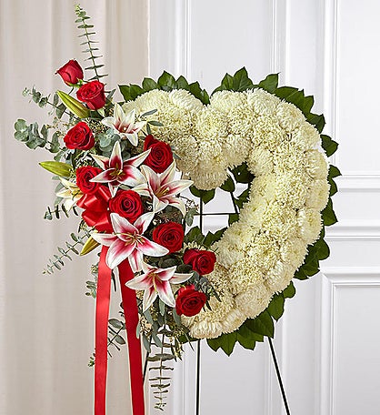 Always Remember Heart Tribute - Red & Pink HCW-103