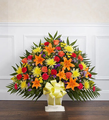 Heartfelt Tribute™ Floor Basket  Bright PA-104