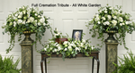 THE FULL CREMATION TRIBUTE – ALL WHITE GARDEN